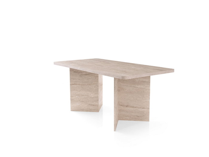 Hanah Home Mesa de Comedor Loft - 2931 en Travertino Hanah Home Mesa de Comedor Loft - 2931 en Travertino